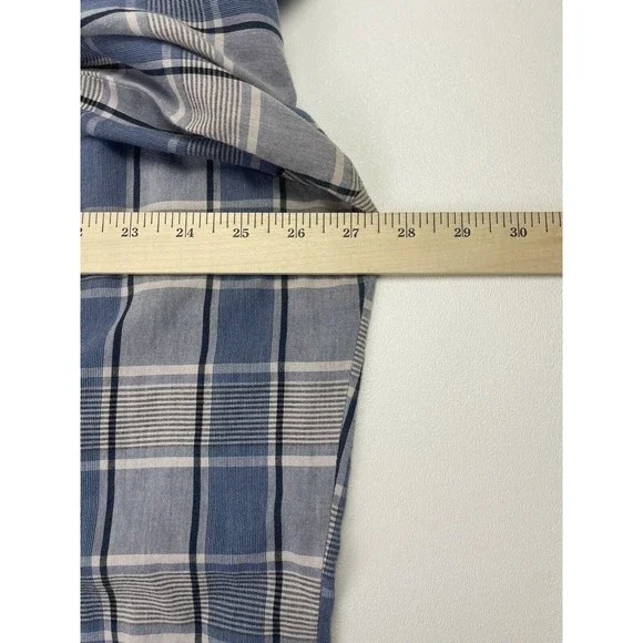 Wrangler Western Vintage Pearl Snap Long Sleeve Button Up Shirt Plaid Men's 2XLT - Picture 5 of 6